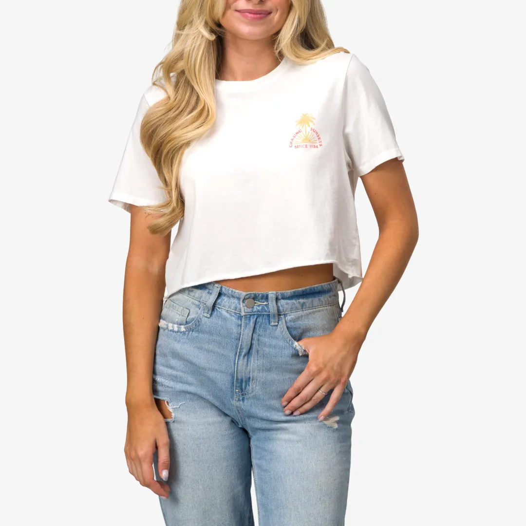 REEF T-shirts, Tanks & Dresses | Crew Life Crop Tee Marshmallow