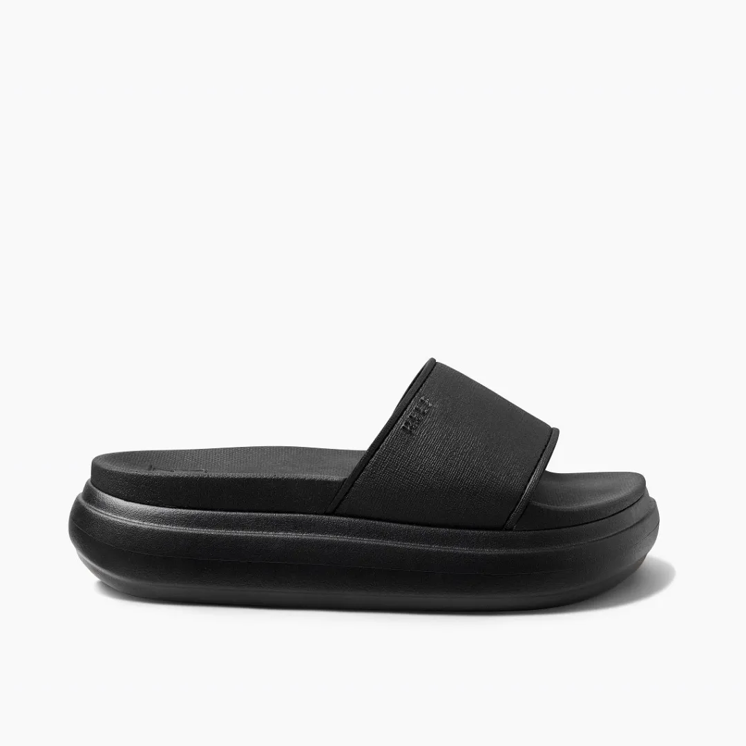 REEF Slides | Sandals | Cushion Bondi Bay Black/Black